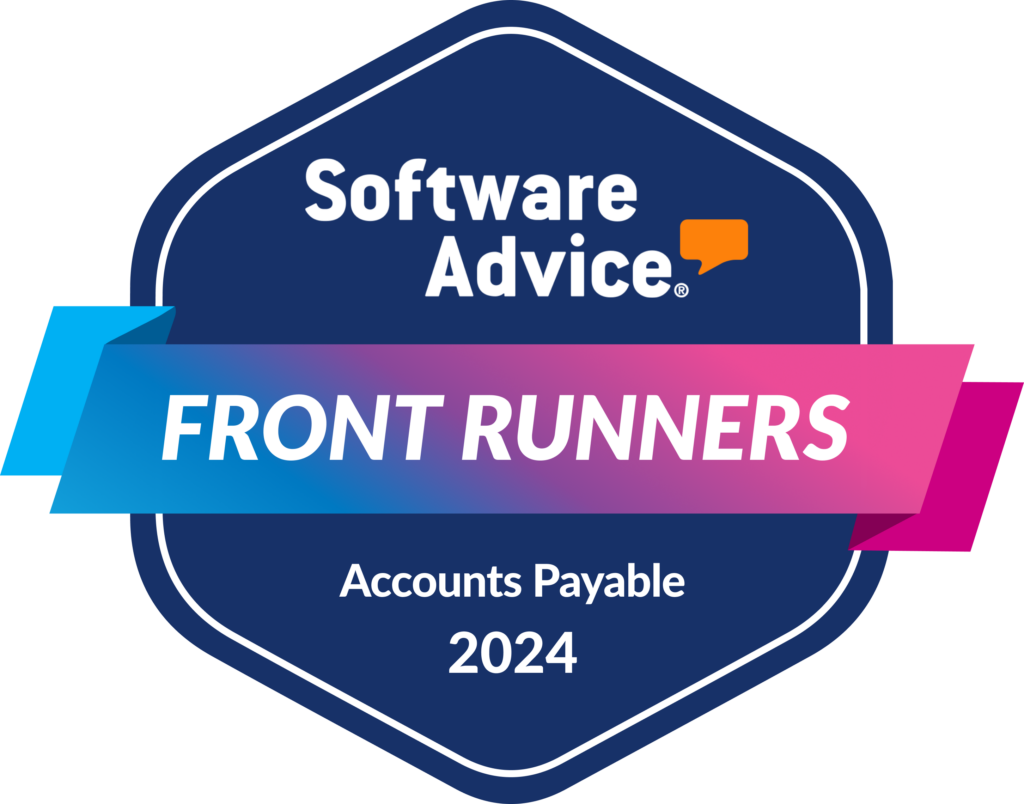 2024 Software Advice Front Runners Award for Accounts Payable